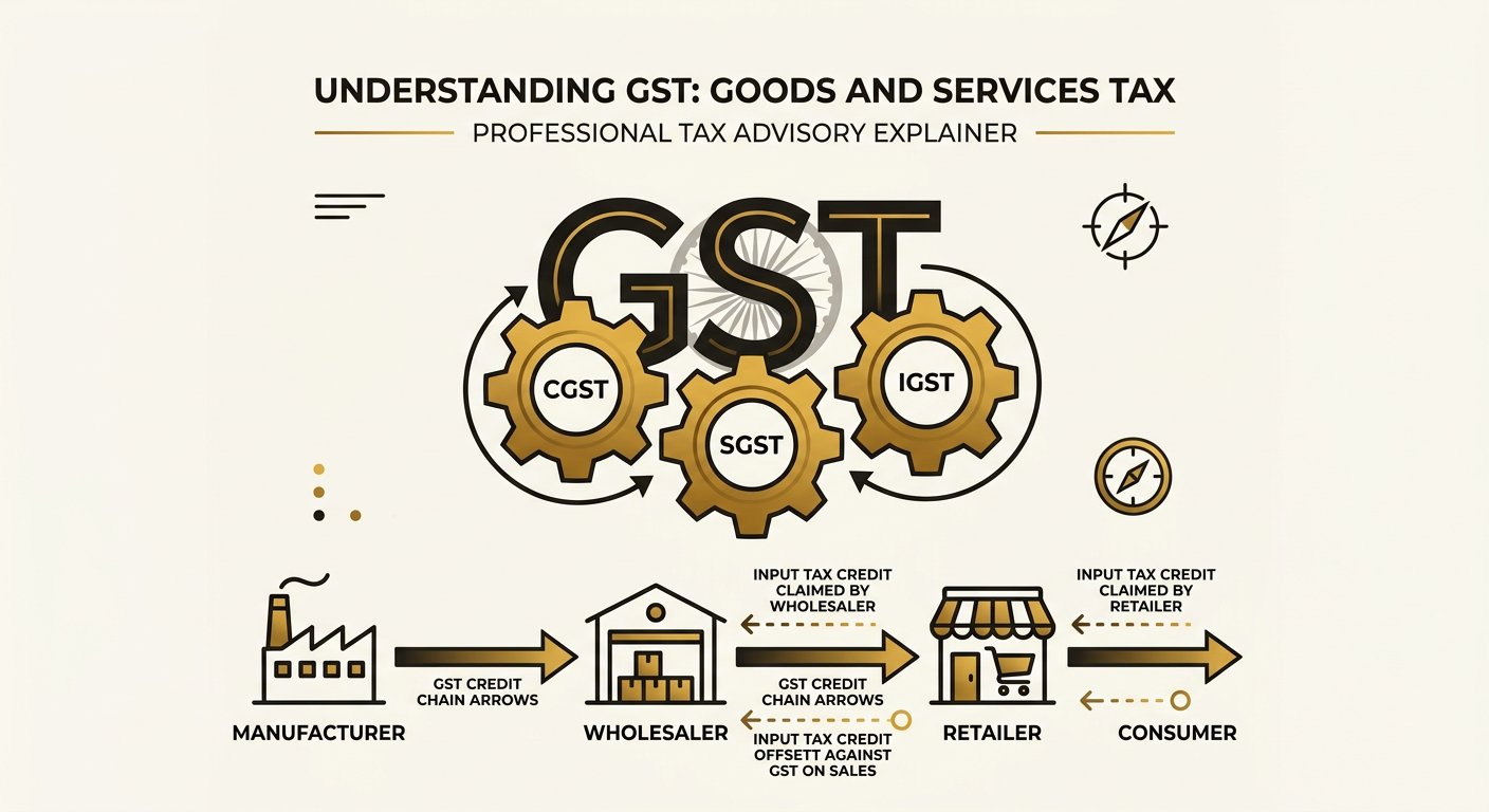 What is GST — Types, Thresholds and Credit Chain Explained